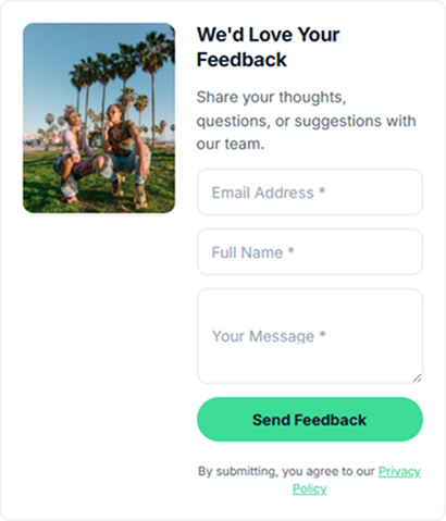 Feedback form